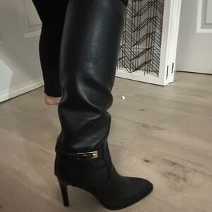 White House Black Market Black Over the Knee Boots